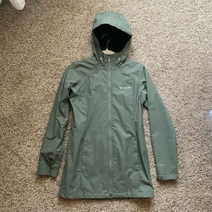 Columbia Green Rain Jacket